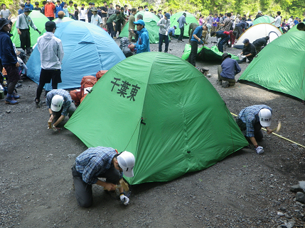 2019年度 県総体男女優勝 千葉東高校山岳部